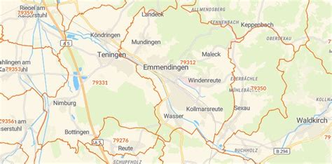 79312 emmendingen maps